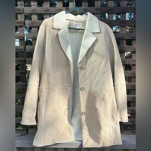 Murano Beige Shearling Jacket